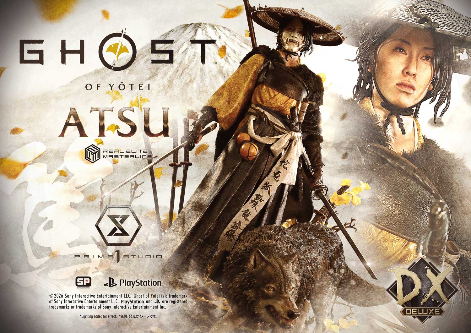 Atsu Statue 1:4 Scale Ghost of Yotei Limited Video Game Collectible