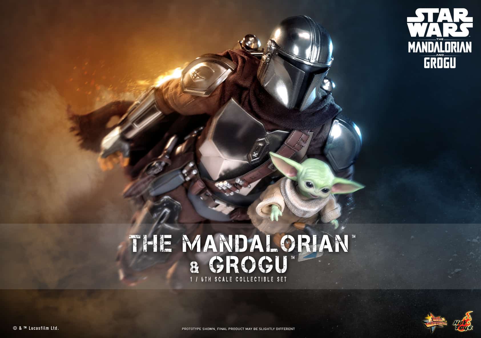 The Mandalorian And Grogu Sixth Scale Figure Set Star Wars Limited Collectible