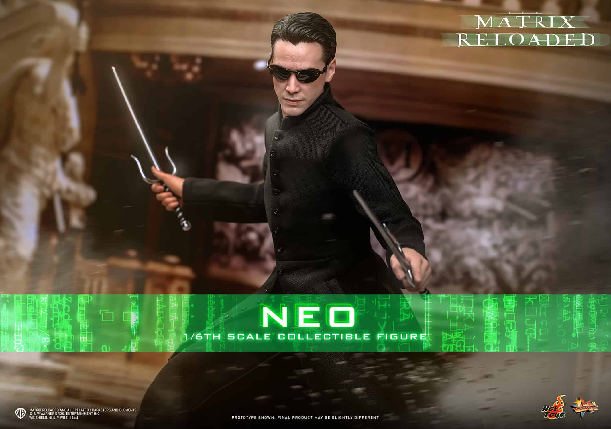 Neo Sixth Scale Figure The Matrix Reloaded Limited Collectible