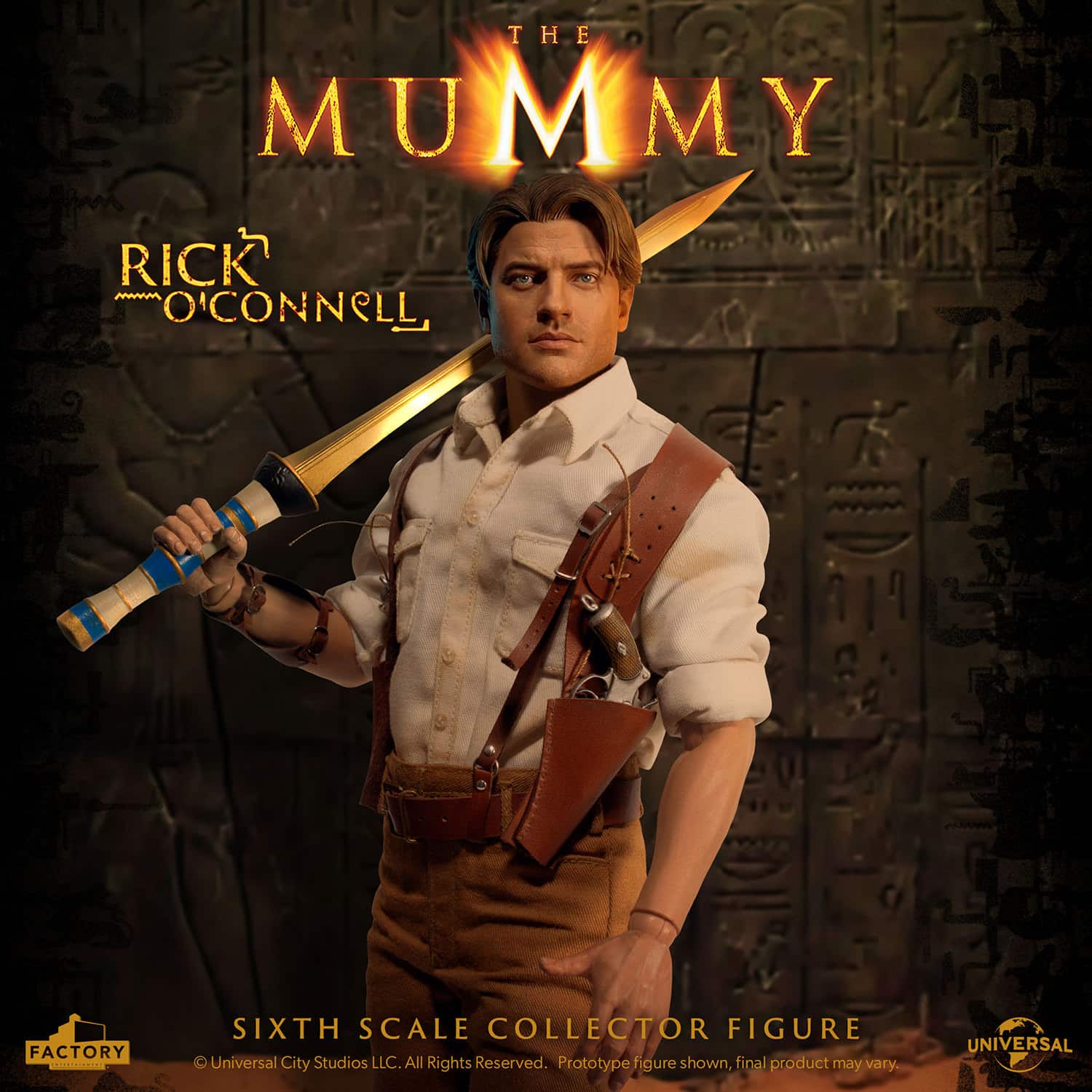 Rick O’Connell Sixth Scale Figure The Mummy Limited Collectible