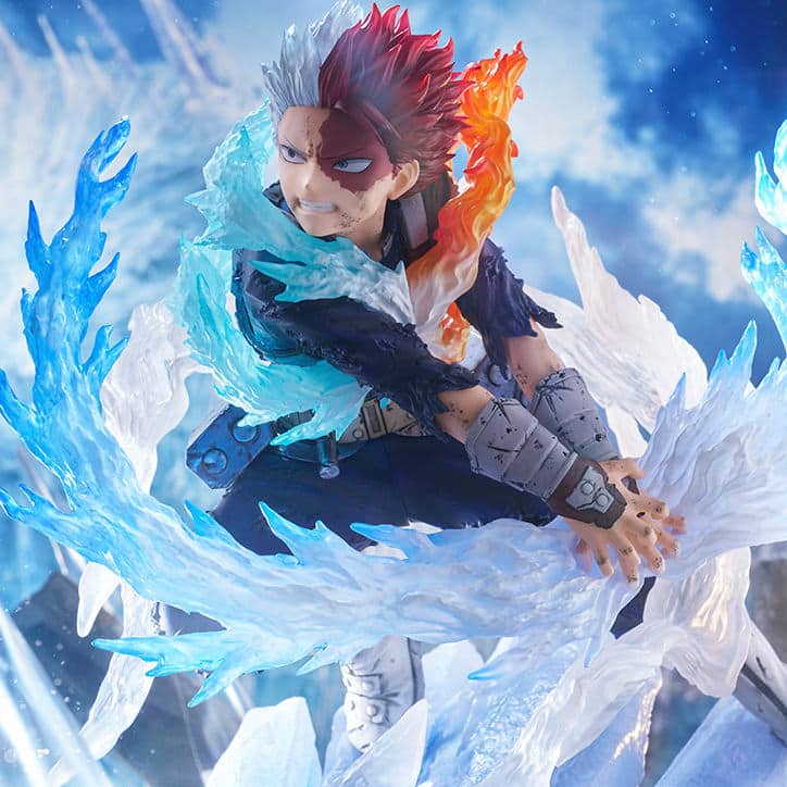 Shoto Todoroki Figure Coldflame’s Pale Blade Version My Hero Academia Limited Collectible