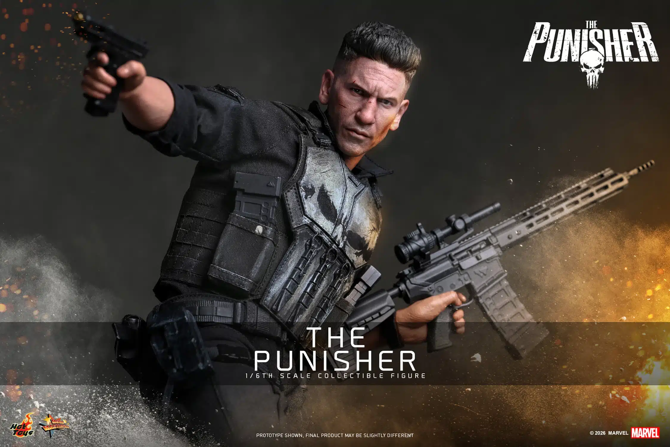 The Punisher Sixth Scale Figure Spider-Man Brand New Day Limited Collectible