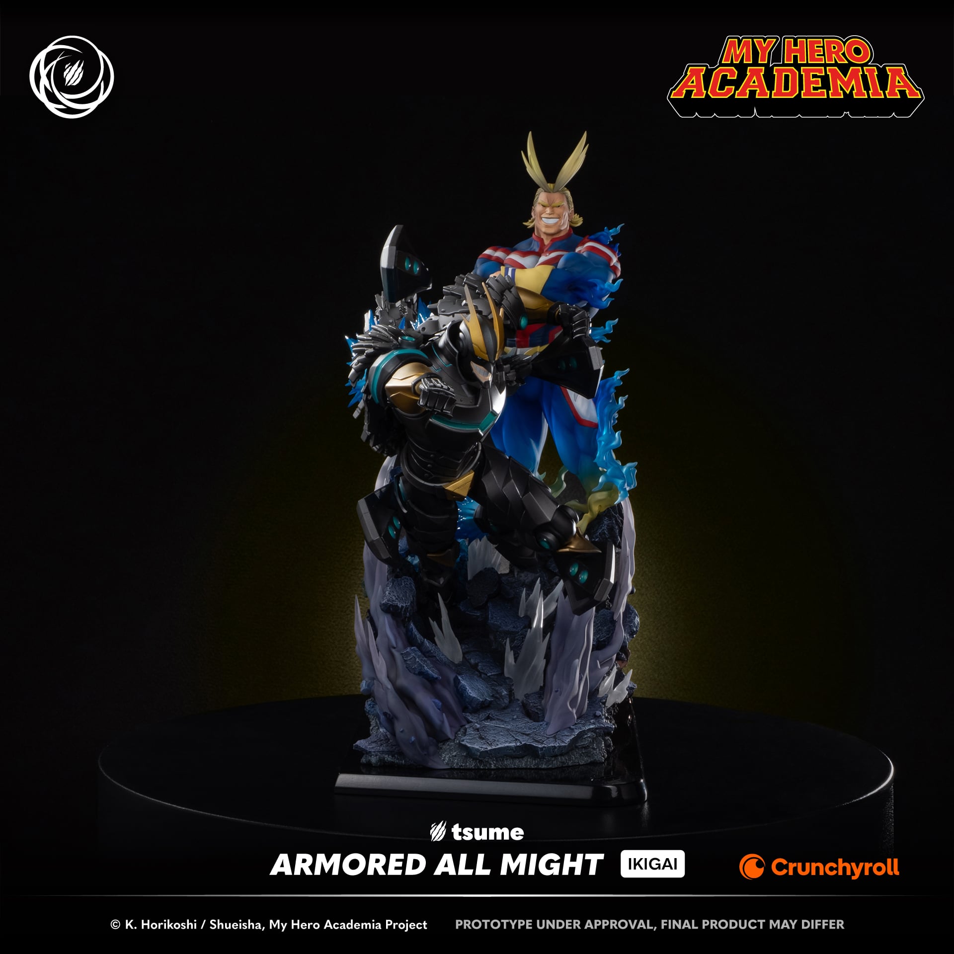Tsume-Art Armored All Might Statue IKIGAI My Hero Academia Limited Collectible