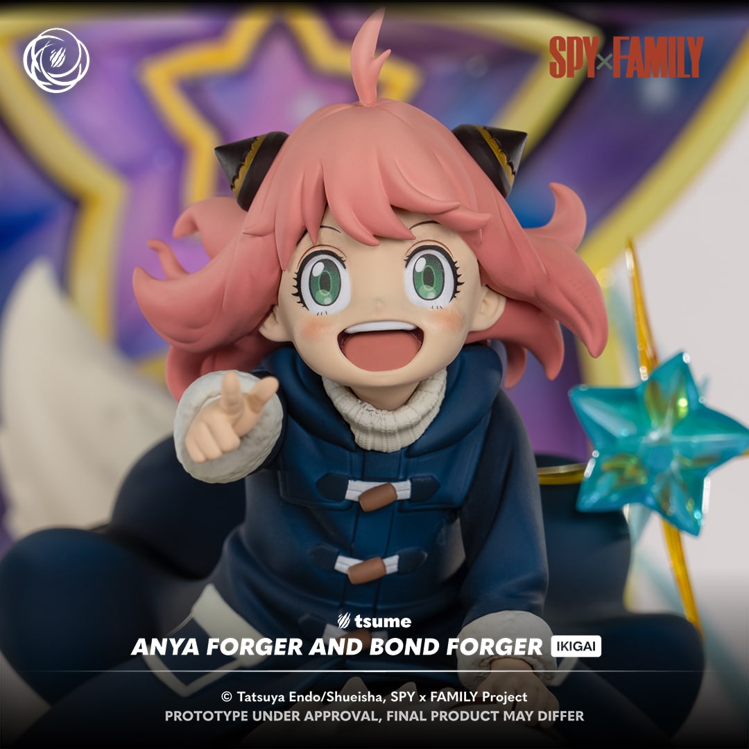 Anya Forger and Bond Statue IKIGAI Spy X Family Limited Collectible