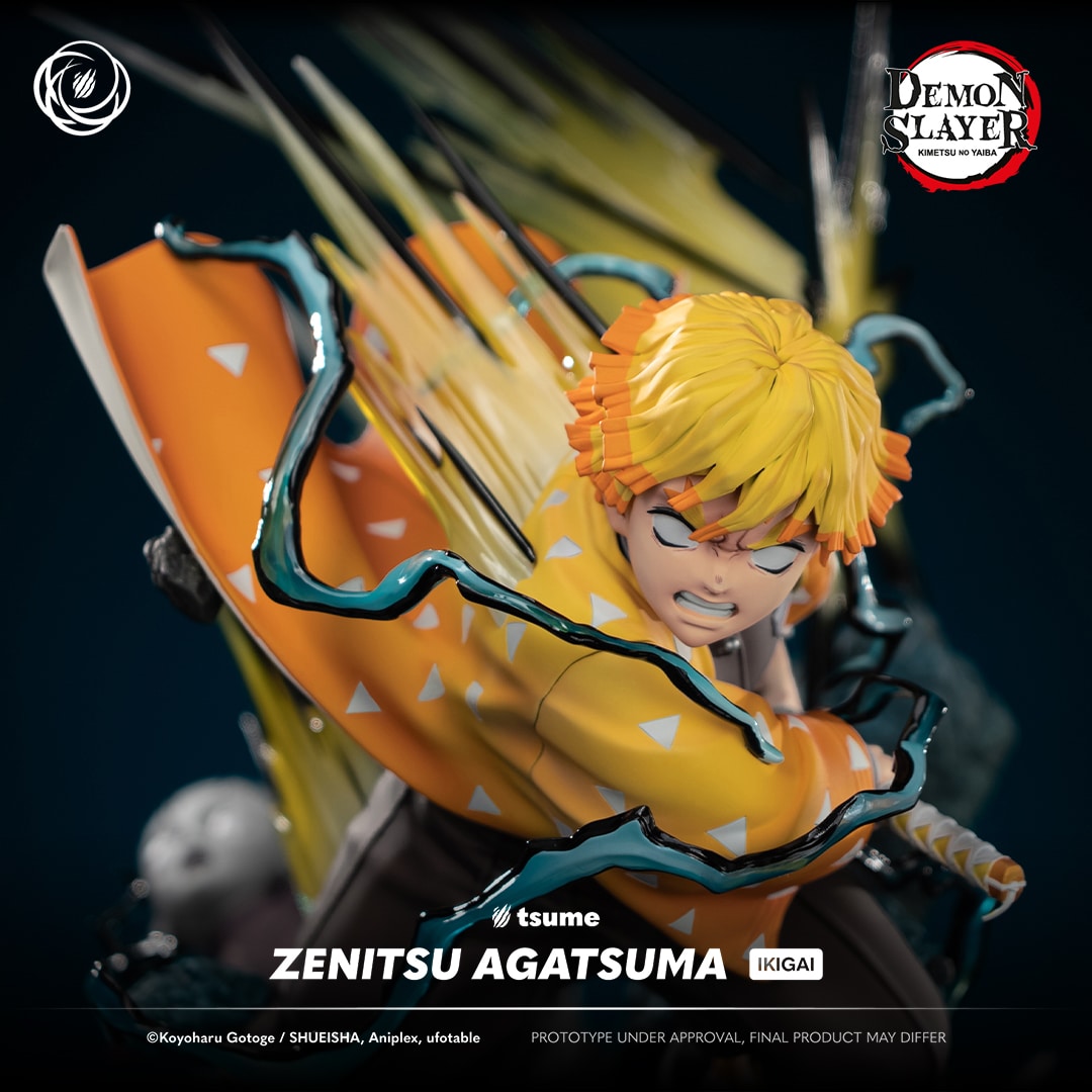 Tsume-Art Zenitsu Statue IKIGAI 1:6 Scale Demon Slayer: Kimtesu no Yaiba Limited Collectible