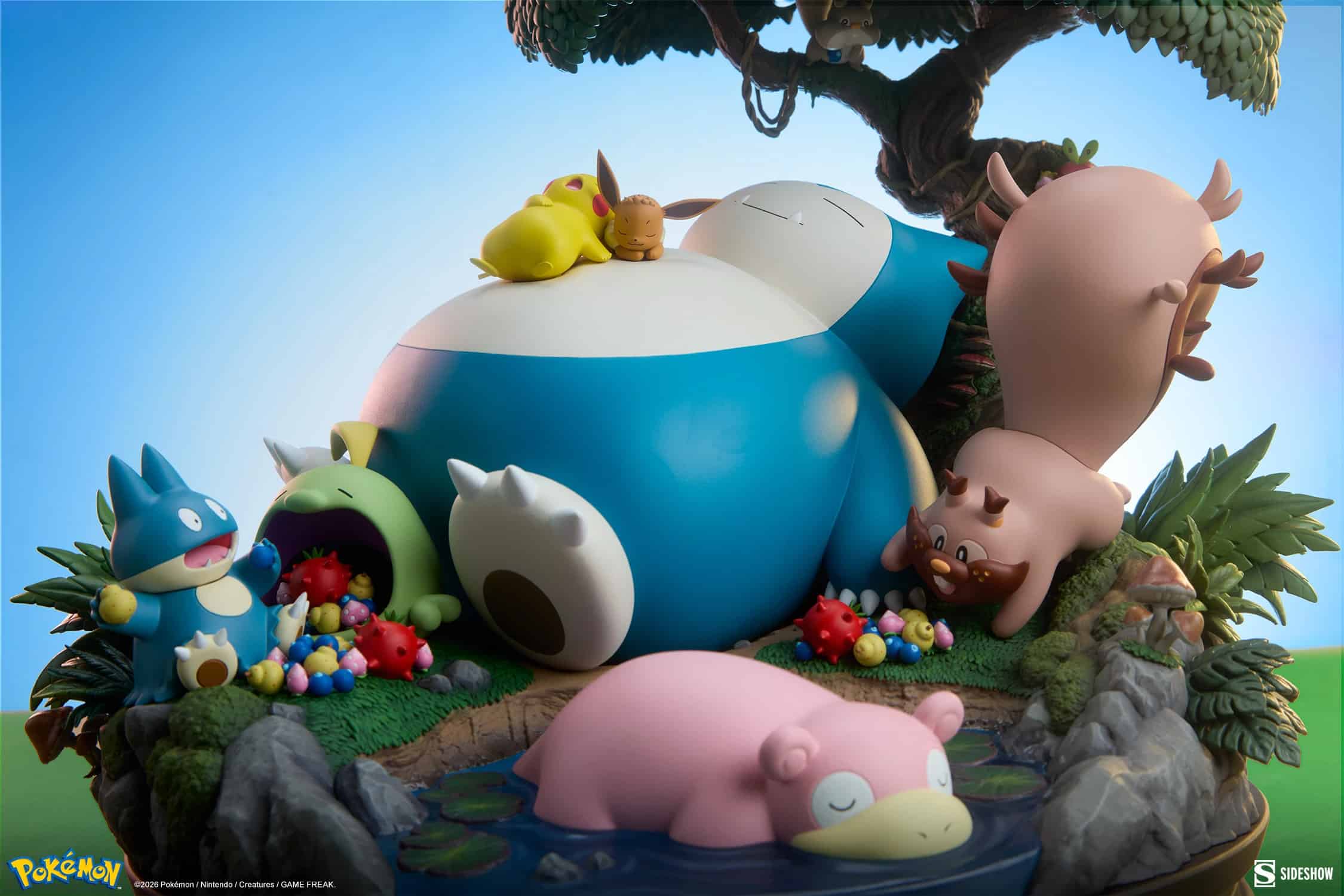 Sideshow Collectibles Snorlax Statue Diorama POKEMON Limited Collectible